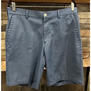 Men’s PETER MILLAR Blue Salem Performance Wicking Shorts Size 33 *A6